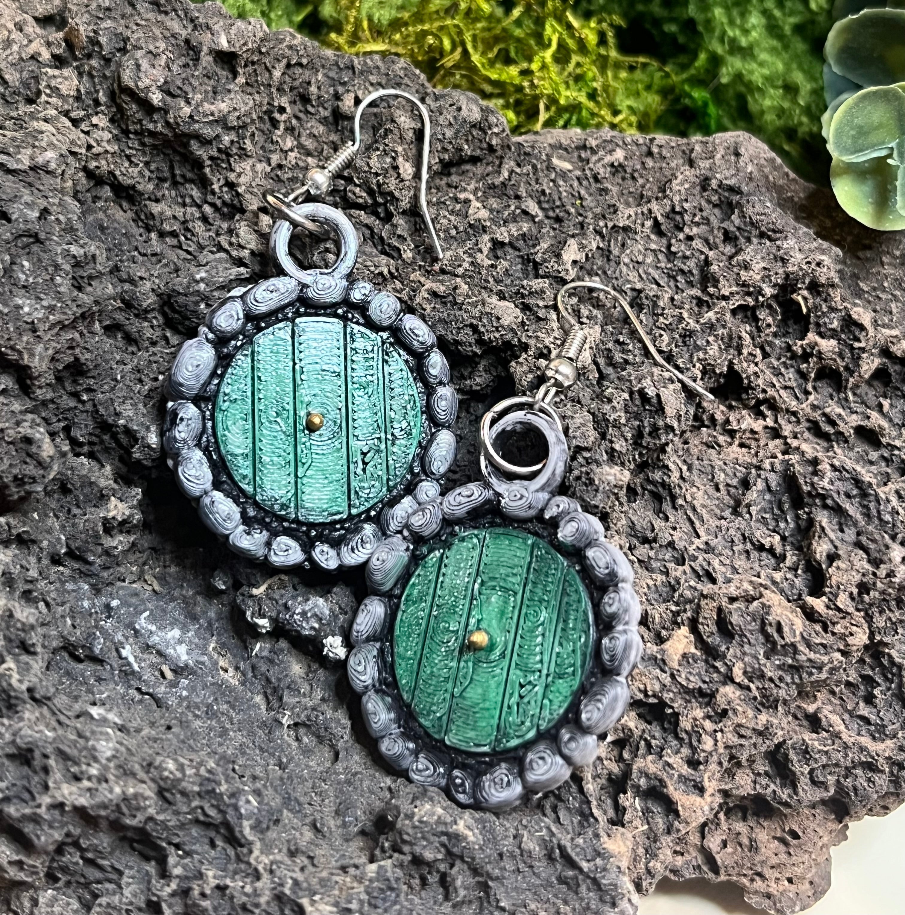 Hobbit Door Earrings